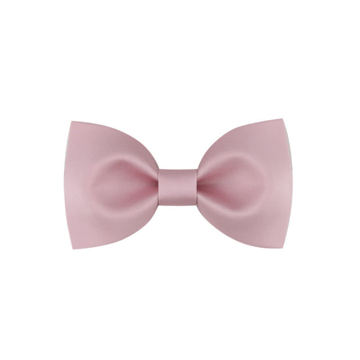 Pajarita clásica sencilla de color liso para boda para hombre