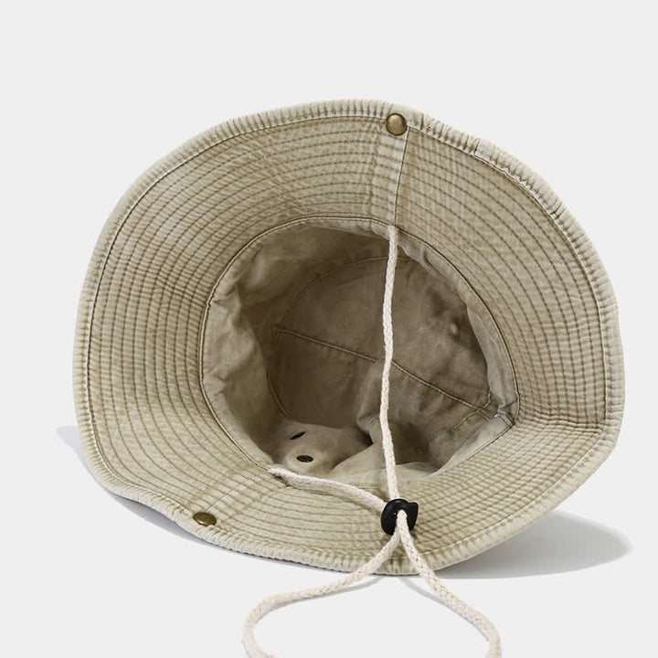 Sombrero de pescador unisex con estrella y diamantes de imitación de vaquero