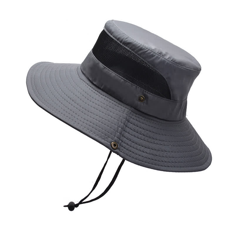 Sombrero de pescador para viajes de playa con protección solar de verano para hombre