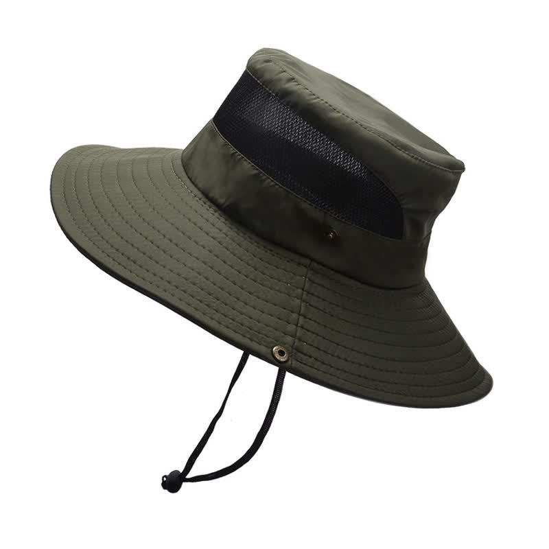 Sombrero de pescador para viajes de playa con protección solar de verano para hombre