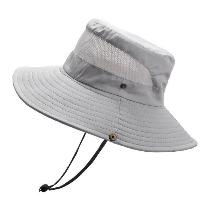 Sombrero de pescador para viajes de playa con protección solar de verano para hombre
