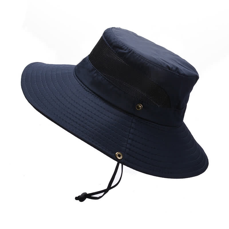 Sombrero de pescador para viajes de playa con protección solar de verano para hombre