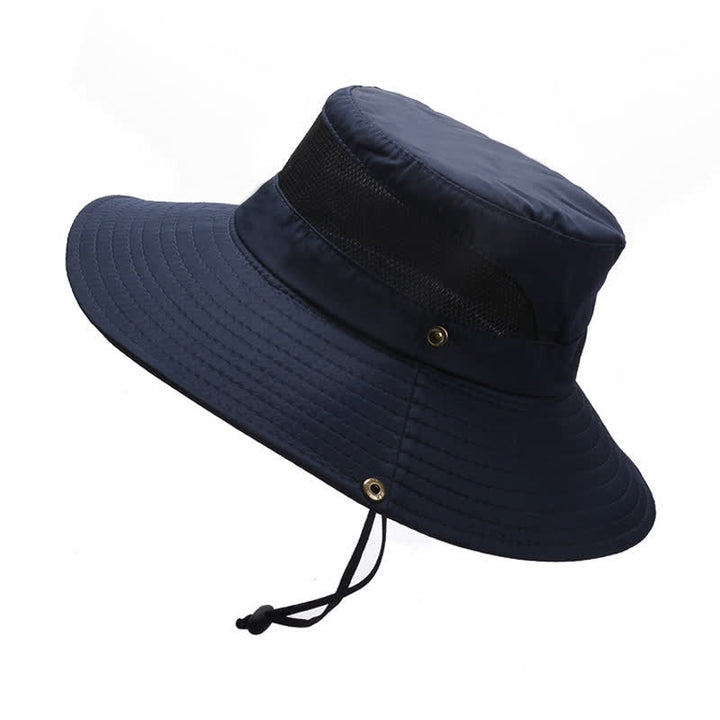 Sombrero de pescador para viajes de playa con protección solar de verano para hombre