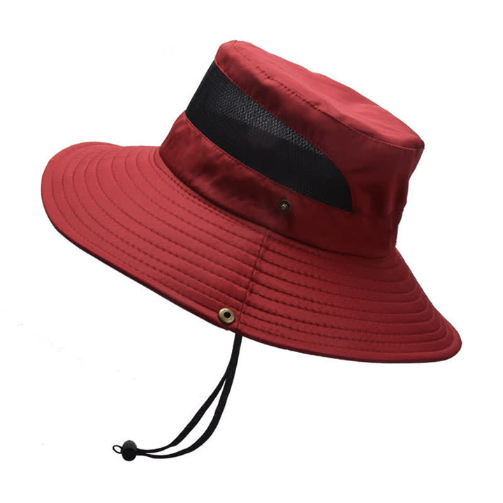 Sombrero de pescador para viajes de playa con protección solar de verano para hombre