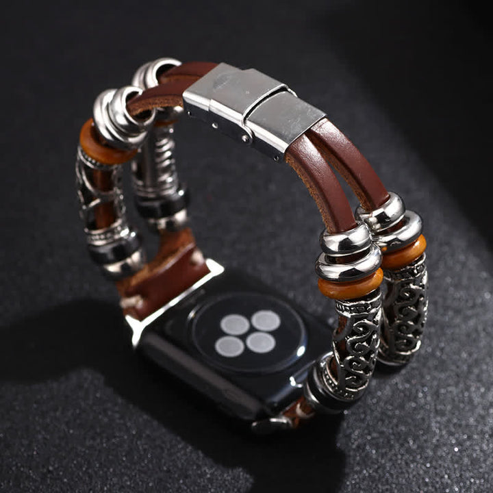 Correa de reloj con adorno en relieve