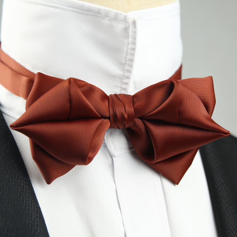 Pajarita de estilo informal para hombre con forma puntiaguda única