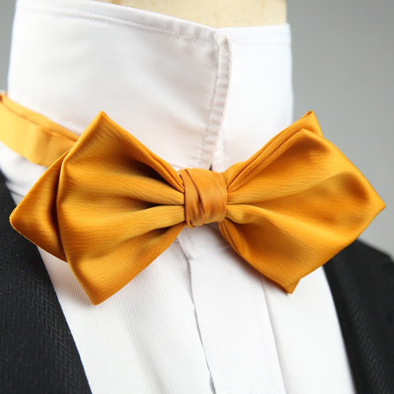 Pajarita de boda especial para hombre con forma puntiaguda
