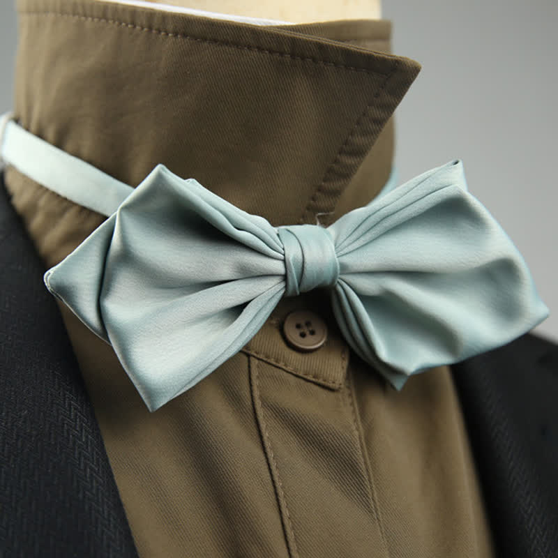 Pajarita de boda especial para hombre con forma puntiaguda