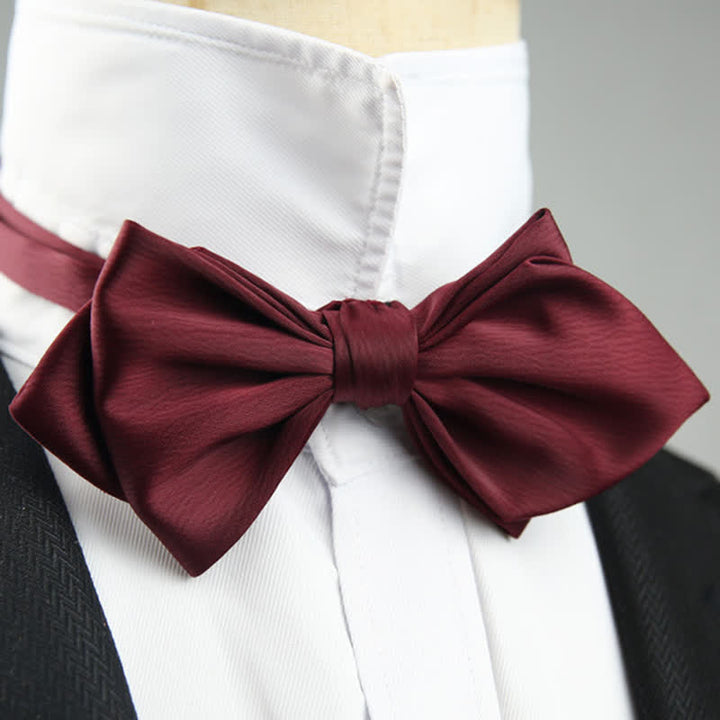 Pajarita de boda especial para hombre con forma puntiaguda