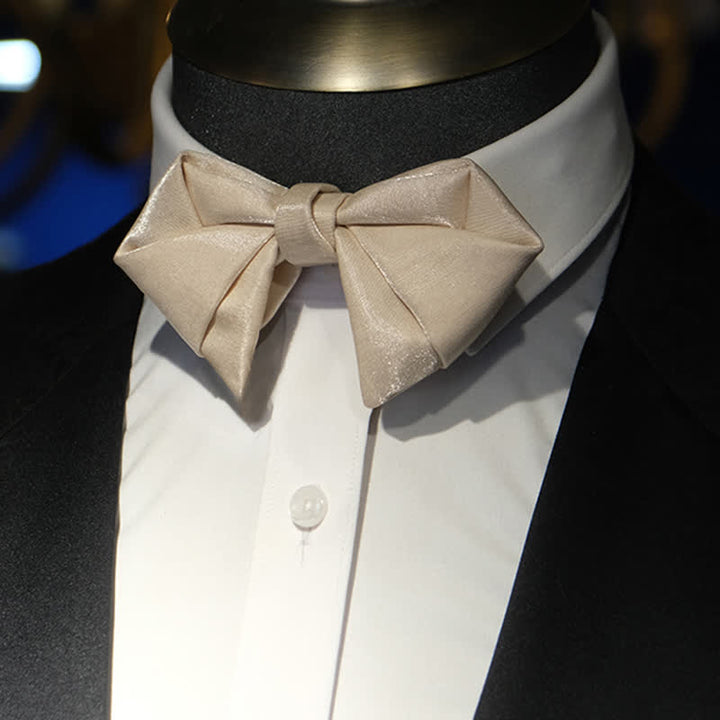 Pajarita clásica con forma de diamante doblada para hombre