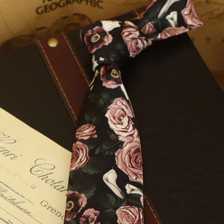 Camisa formal de vestir con estampado floral para hombre