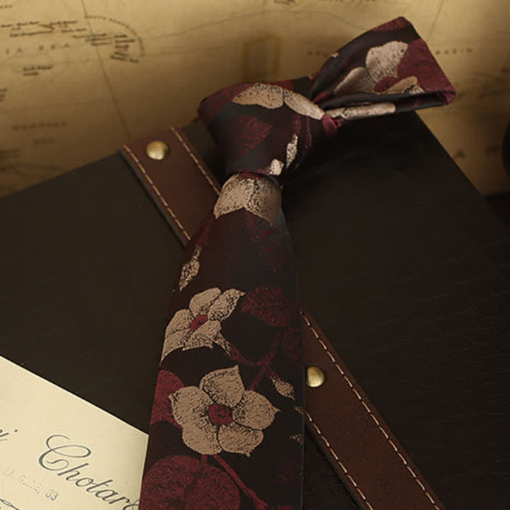 Camisa formal de vestir con estampado floral para hombre