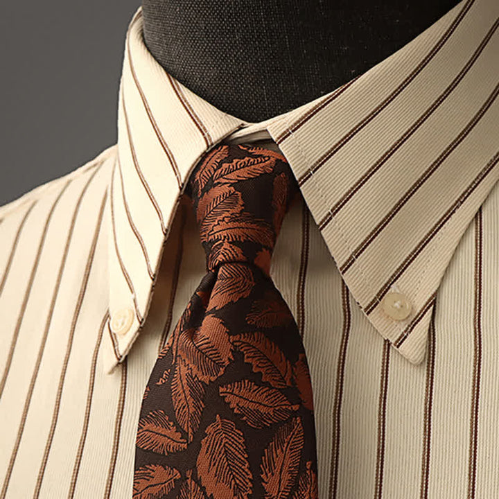 Camisa formal de vestir con estampado floral para hombre