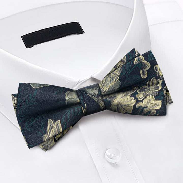 Conjunto de 3 pijamas con flores de color verde oscuro para hombre