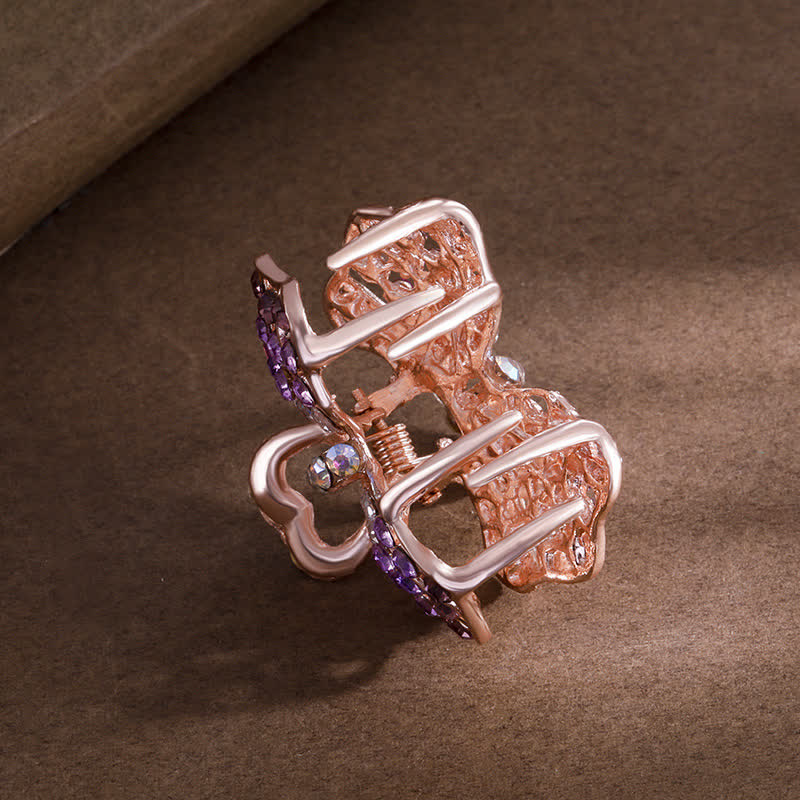 Pinza para el pelo con lazo brillante para mujer - image 4