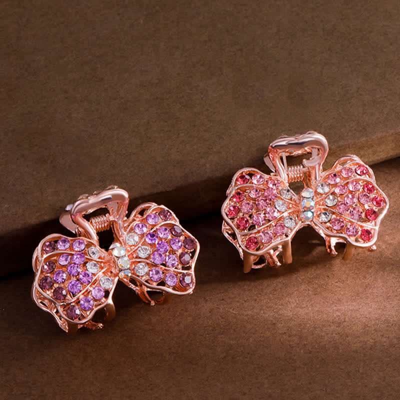 Pinza para el pelo con lazo brillante para mujer - image 7