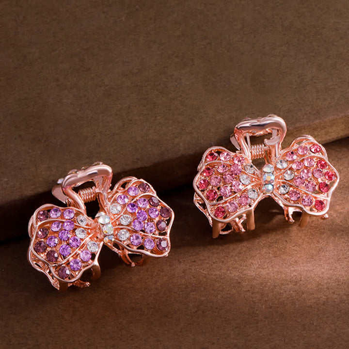 Pinza para el pelo con lazo brillante para mujer - image 7