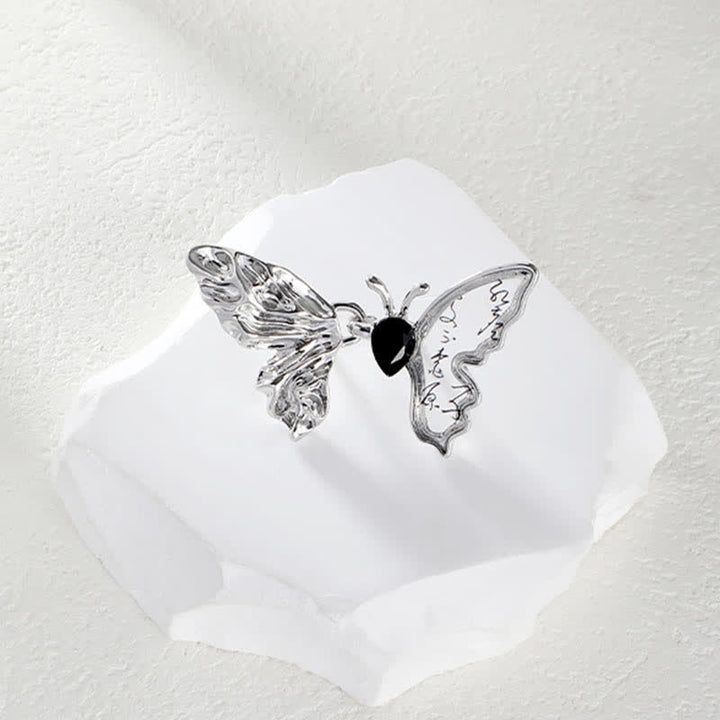 Pinzas para cinturón de jeans con botones extraíbles con forma de mariposa para mujer