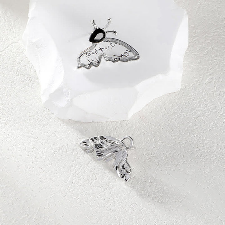 Pinzas para cinturón de jeans con botones extraíbles con forma de mariposa para mujer