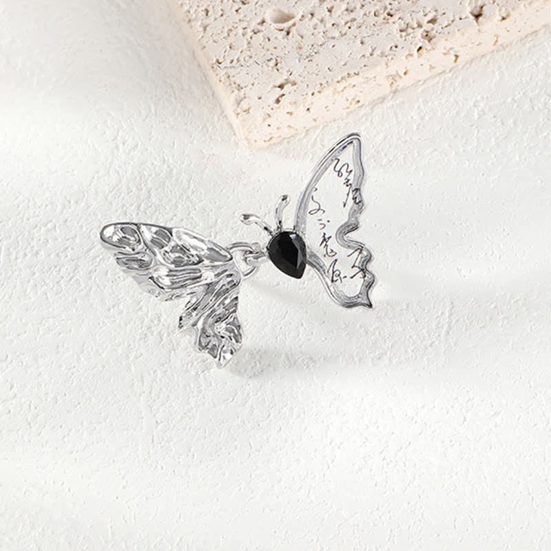 Pinzas para cinturón de jeans con botones extraíbles con forma de mariposa para mujer