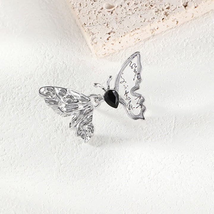 Pinzas para cinturón de jeans con botones extraíbles con forma de mariposa para mujer
