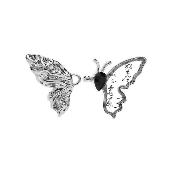 Pinzas para cinturón de jeans con botones extraíbles con forma de mariposa para mujer
