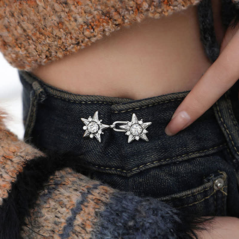 Cinturón con broche de estrella de cinco puntas de Skarkling para mujer