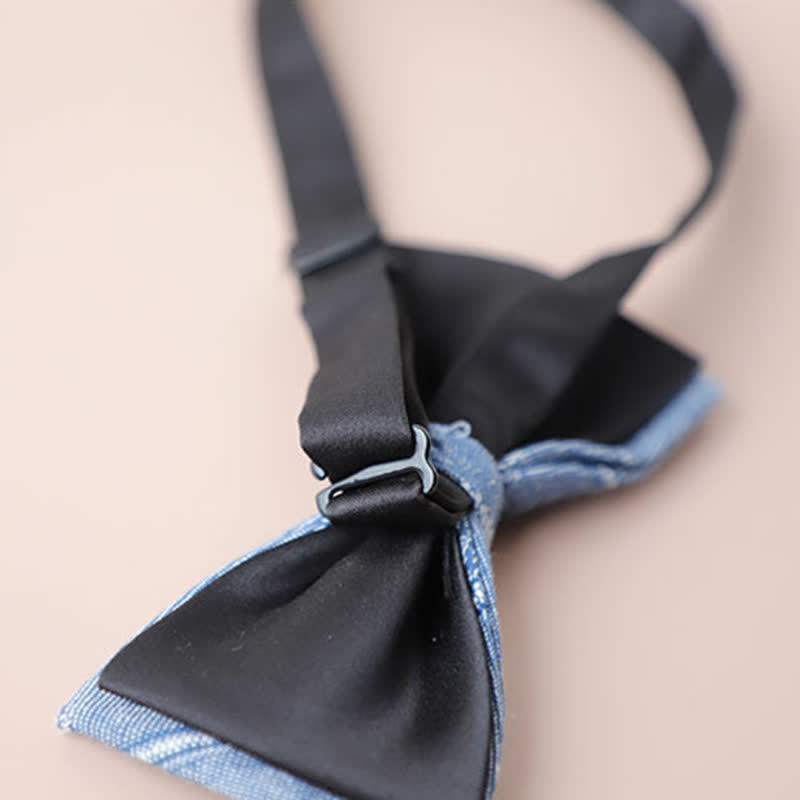 Pajarita de cuadros retro para hombre, informal, formal, para fiestas