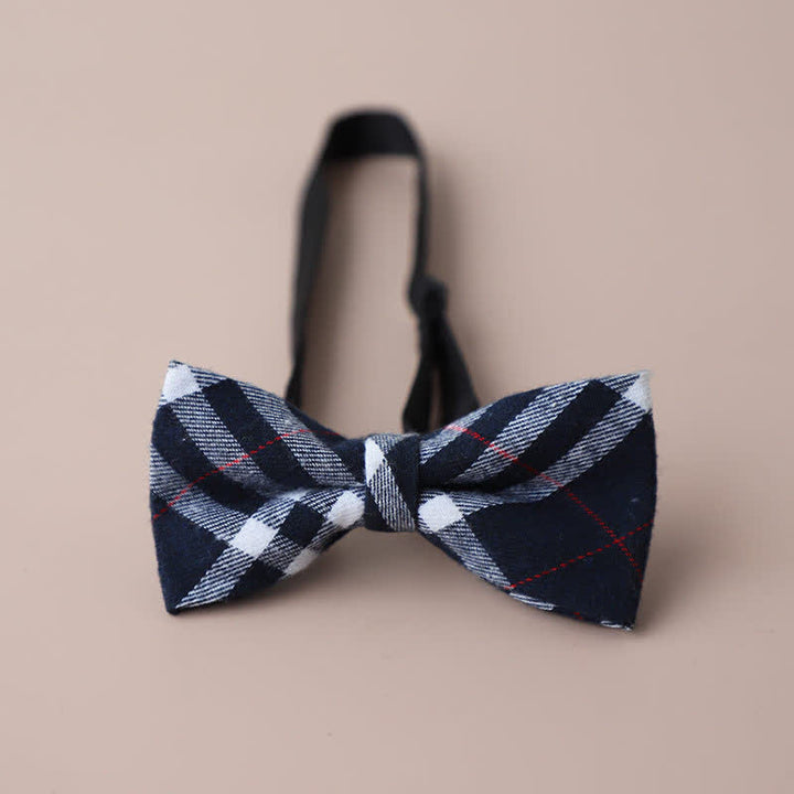 Pajarita de cuadros retro para hombre, informal, formal, para fiestas