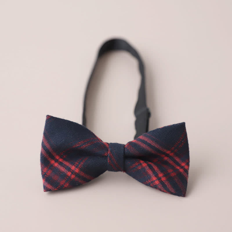 Pajarita de cuadros retro para hombre, informal, formal, para fiestas