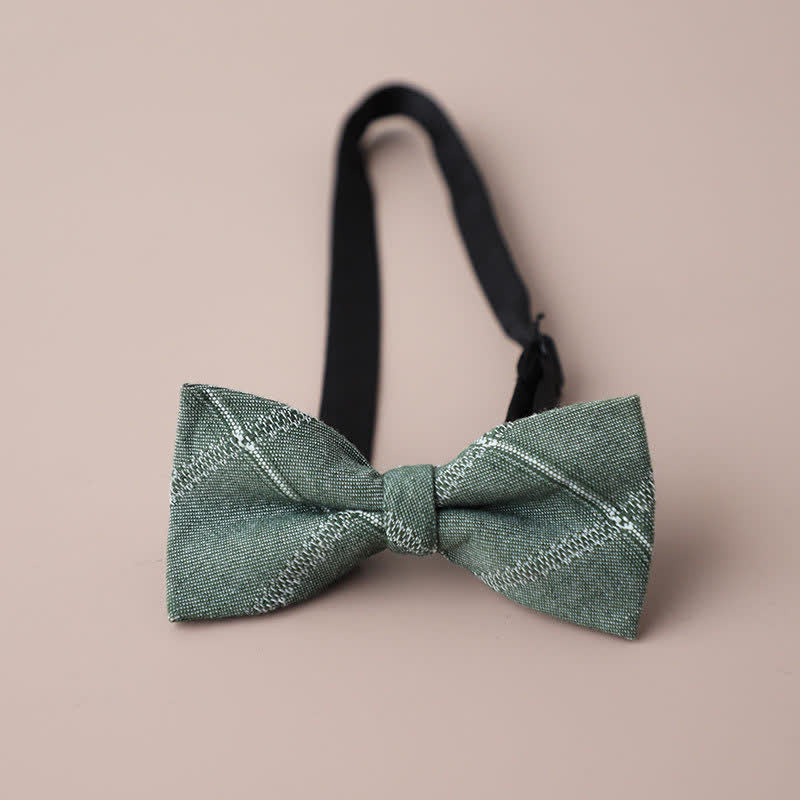 Pajarita de cuadros retro para hombre, informal, formal, para fiestas