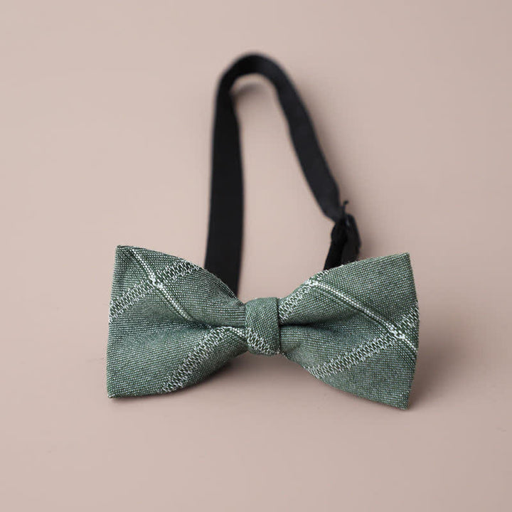 Pajarita de cuadros retro para hombre, informal, formal, para fiestas