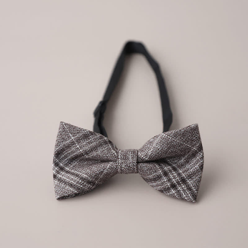 Pajarita de cuadros retro para hombre, informal, formal, para fiestas