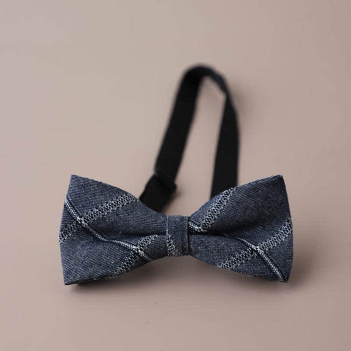 Pajarita de cuadros retro para hombre, informal, formal, para fiestas