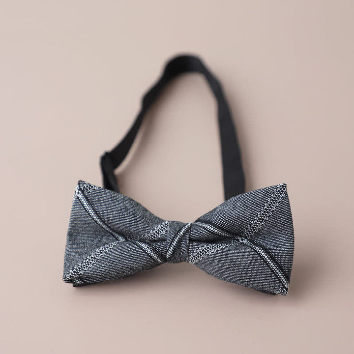 Pajarita de cuadros retro para hombre, informal, formal, para fiestas