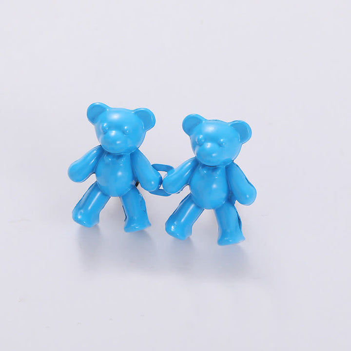 Pinza para cinturón con forma de oso de dibujos animados para mujer