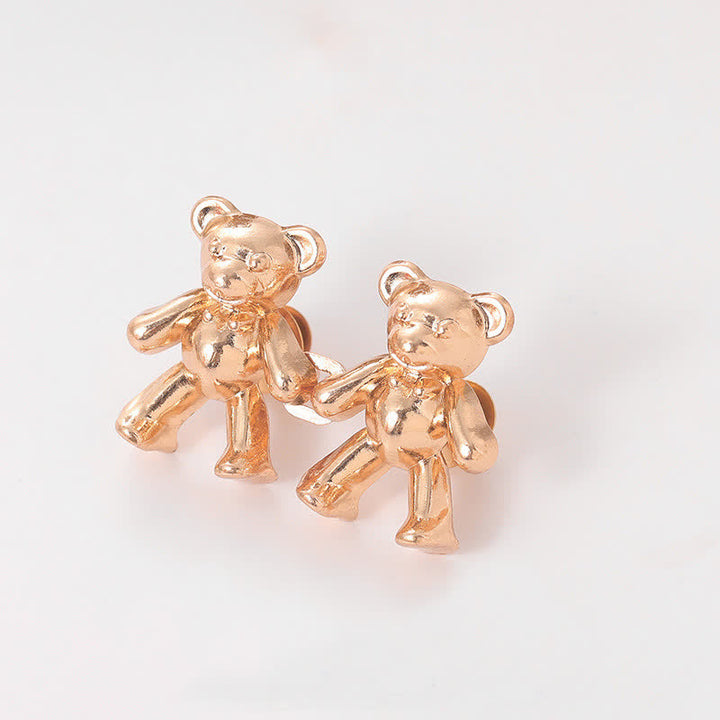 Pinza para cinturón con forma de oso de dibujos animados para mujer