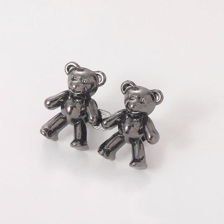 Pinza para cinturón con forma de oso de dibujos animados para mujer