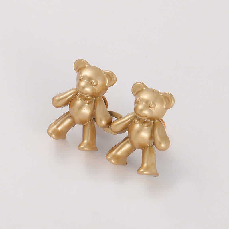 Pinza para cinturón con forma de oso de dibujos animados para mujer