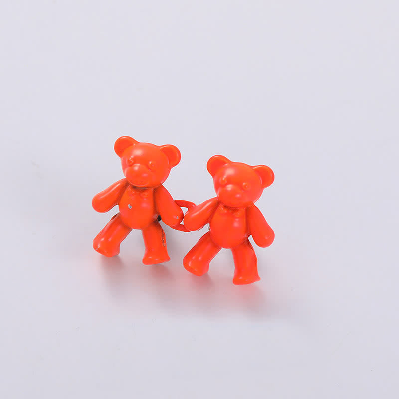Pinza para cinturón con forma de oso de dibujos animados para mujer