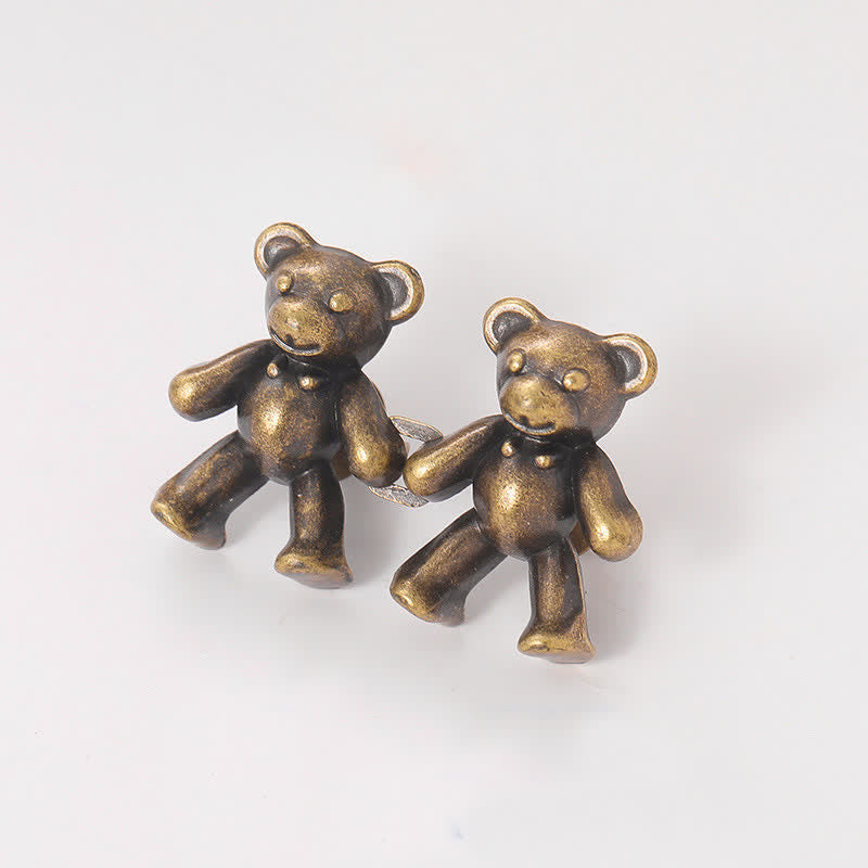 Pinza para cinturón con forma de oso de dibujos animados para mujer