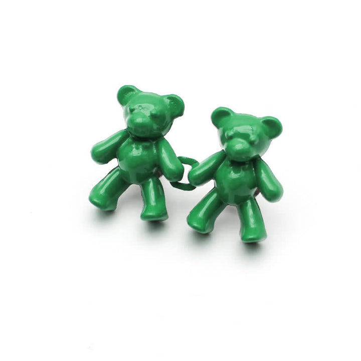 Pinza para cinturón con forma de oso de dibujos animados para mujer
