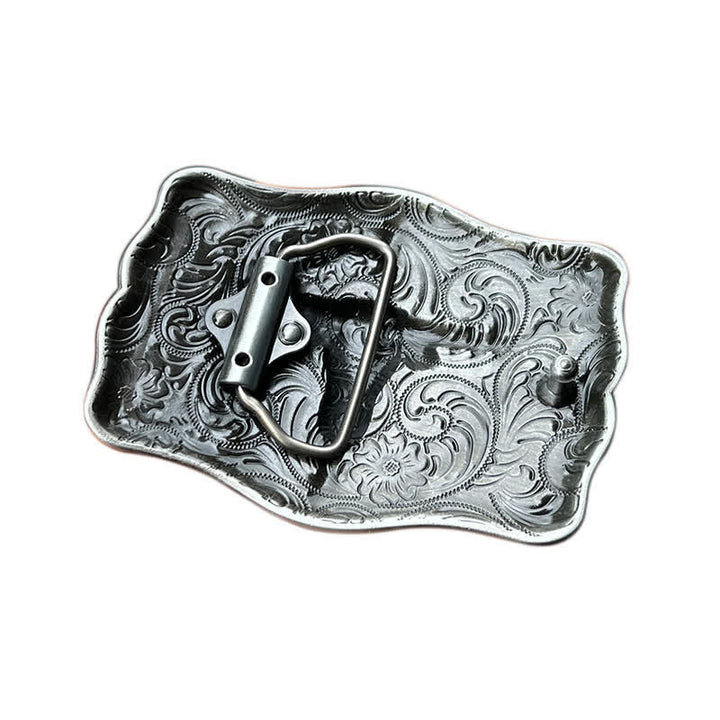Cinturón de cuero con hebilla de cabeza de toro estilo western para hombre, hecho a mano