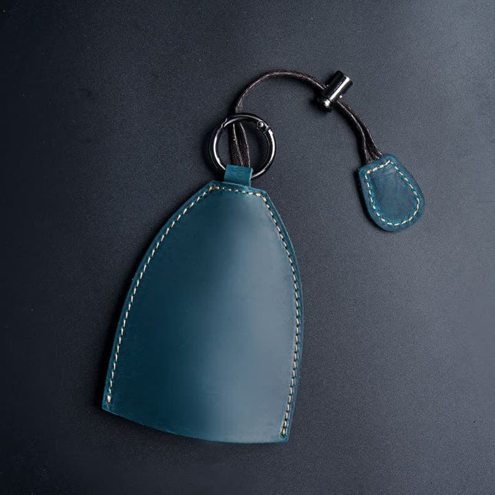 Estuche para llaves extraíble con bolsa de almacenamiento de cuero genuino