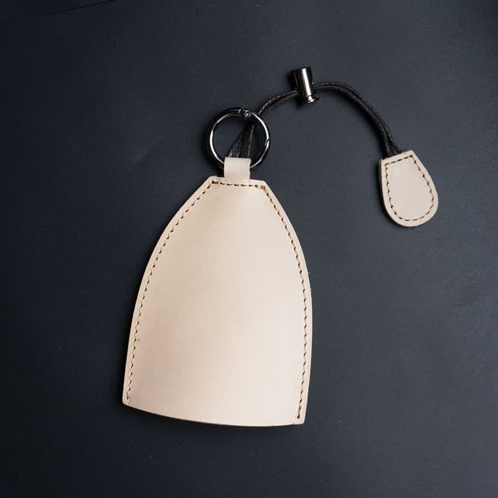 Estuche para llaves extraíble con bolsa de almacenamiento de cuero genuino