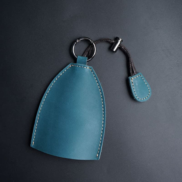 Estuche para llaves extraíble con bolsa de almacenamiento de cuero genuino