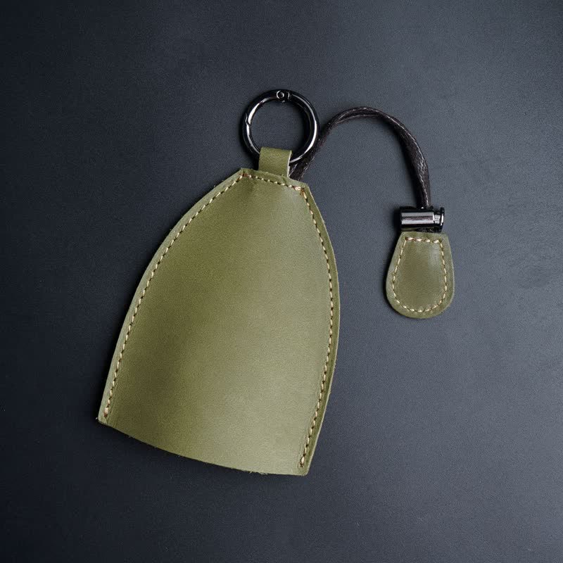Estuche para llaves extraíble con bolsa de almacenamiento de cuero genuino