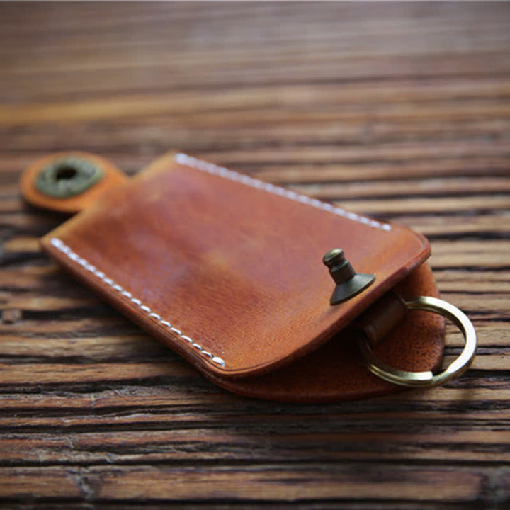 Estuche para llaves extraíble funcional con hebilla de almacenamiento de seguridad retro