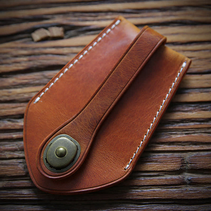 Estuche para llaves extraíble funcional con hebilla de almacenamiento de seguridad retro