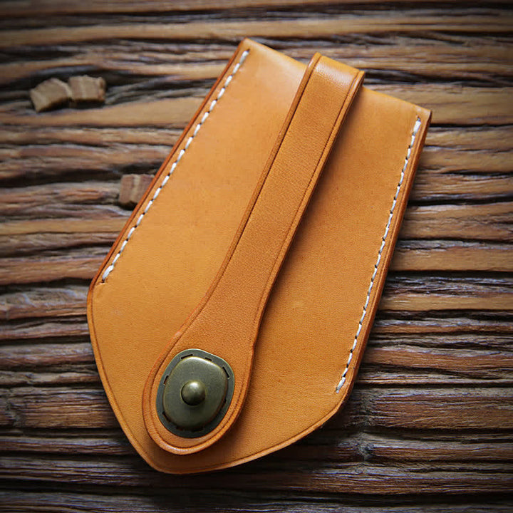 Estuche para llaves extraíble funcional con hebilla de almacenamiento de seguridad retro